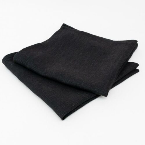 Black Linen Napkin