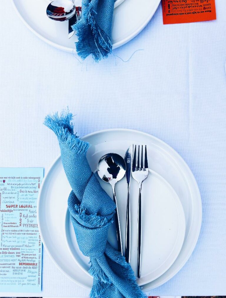 blue linen napkin 2