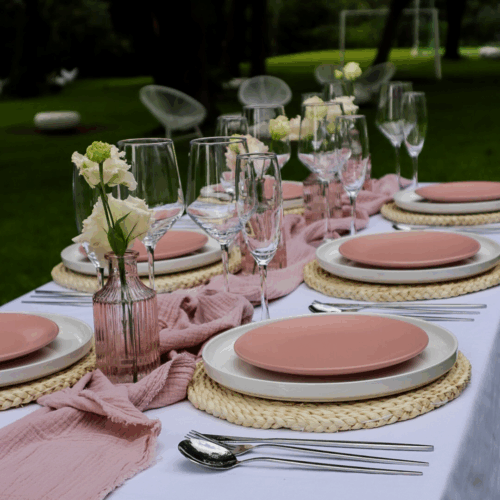 Blushing Elegance Table Decor Package