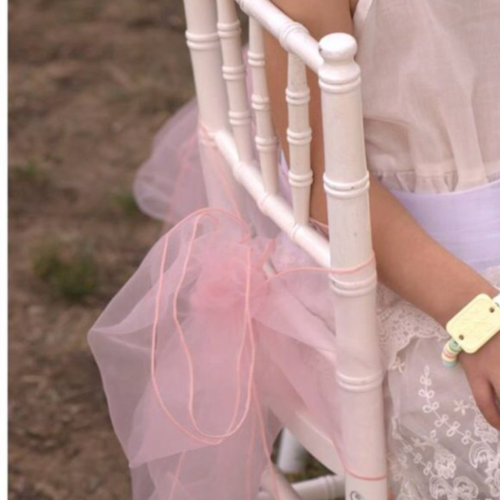 White Tiffany Chair Kids